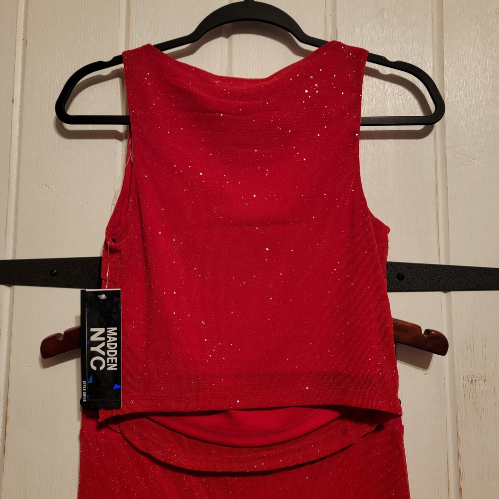 Madden NYC Girl Pant & Top Set Red Size XS - Picture 7 of 7